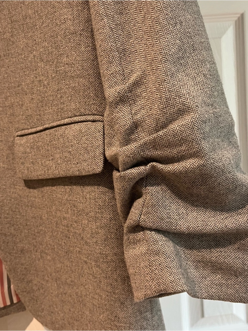 Veronica Beard Martel Dickey Blazer Jacket Wool Blend Gray Womans 4 - Picture 6 of 8